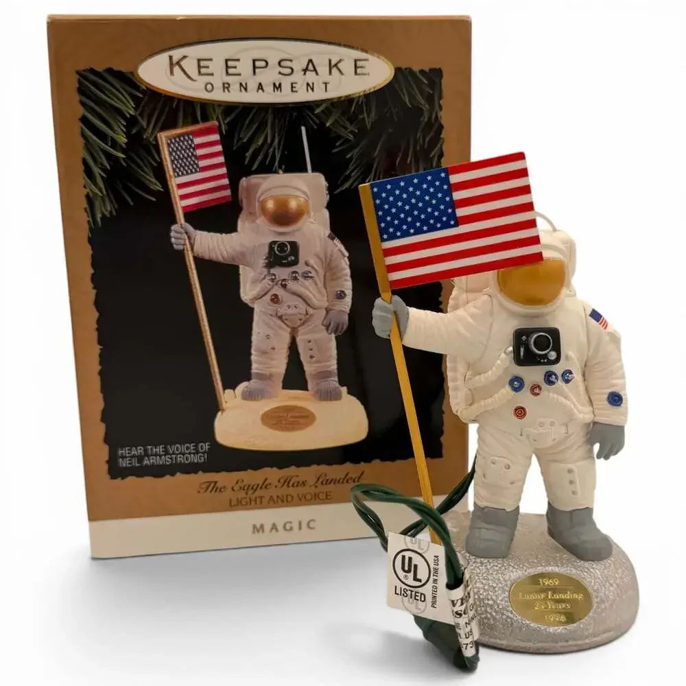 Hallmark Keepsake Ornament 1994 The Eagle Has Landed Light and Voice